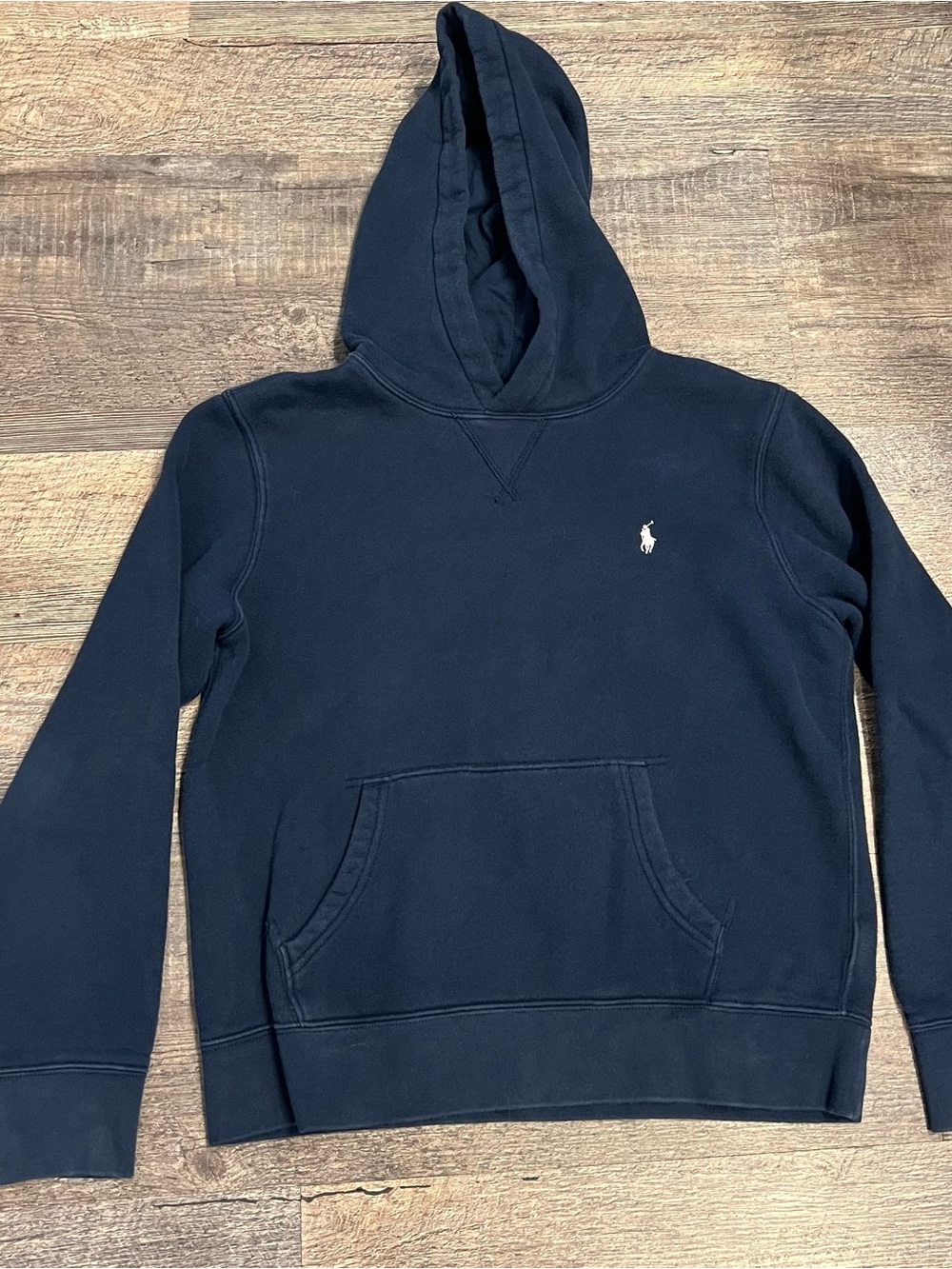 Polo by Ralph Lauren Navy Hooded Sweatshirt - Boys